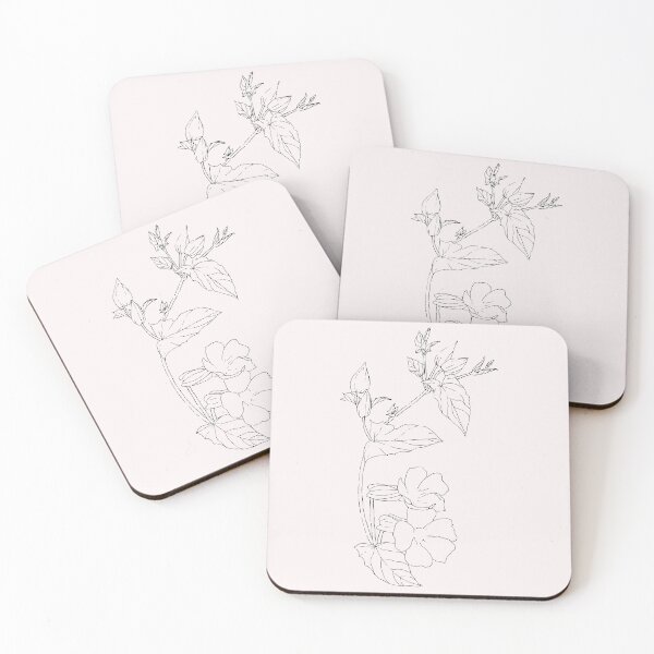 Item preview, Vietnam Wild Flower Line Art 41 designed and sold by tuyetstudio.