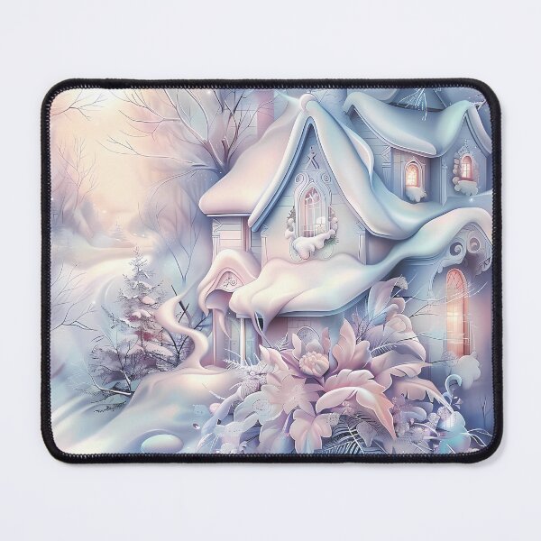 Item preview,  Winter landscape.Winter house.Flowers in the snow. designed and sold by MagelliShop.