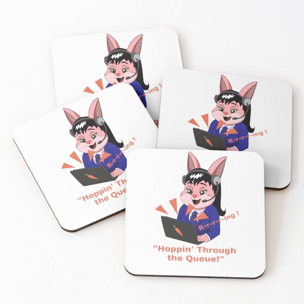 Item preview, Girl bunny Fastest agent in customer service  designed and sold by dudart-shop.