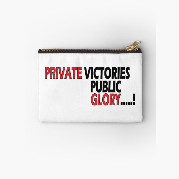 Item preview, Private victories, public glory. designed and sold by Positive Mindzet!.