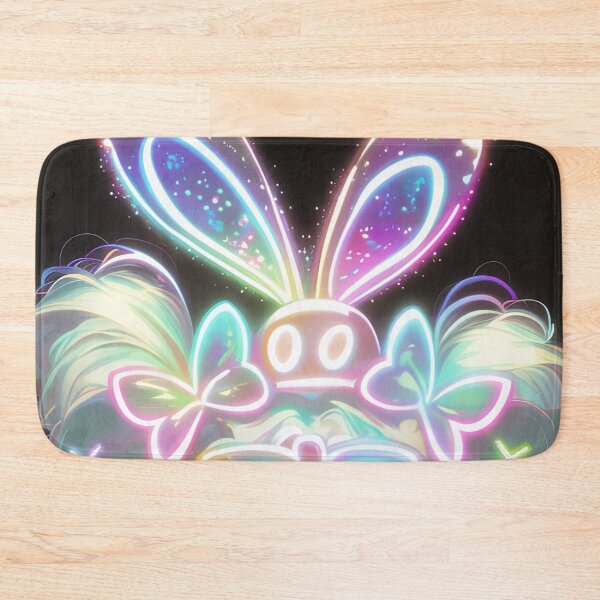 Item preview, Neon Rave Bunny Anime Girl designed and sold by bubblegoth.