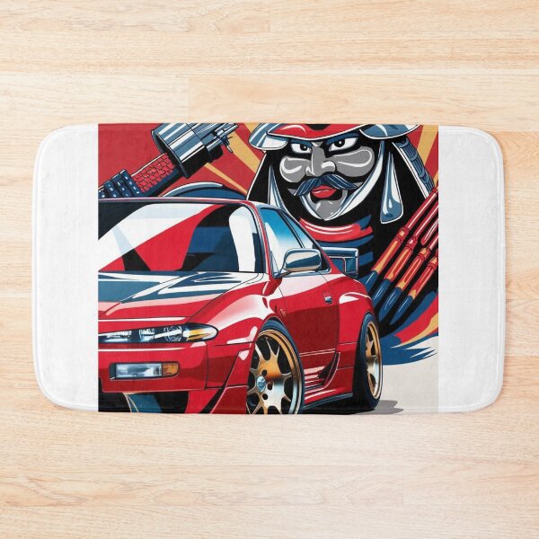 Item preview, JDM, Car, samurai, warrior, Japan, 90s, Drift, cherry blossoms, Kyoto, Mt Fuji, Japanese Sun, samurai armor, fast, tuner, men-yoroi, mengu,  designed and sold by tshirtart2024.