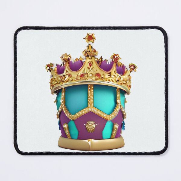Item preview, Aqua Purple Royal Crown designed and sold by Chubuter.