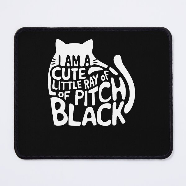 Item preview, I'm a cute little ray of pitch black - cute cat paws hair designed and sold by VintageOddities.
