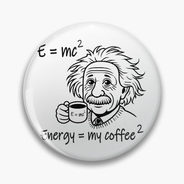 Item preview, Einstein's coffee E = MC2 (energy is my coffee squared) designed and sold by Groenendijk.