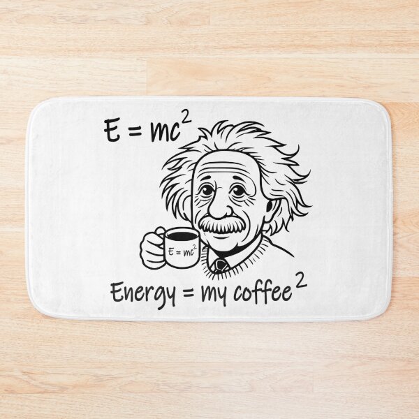 Item preview, Einstein's coffee E = MC2 (energy is my coffee squared) designed and sold by Groenendijk.
