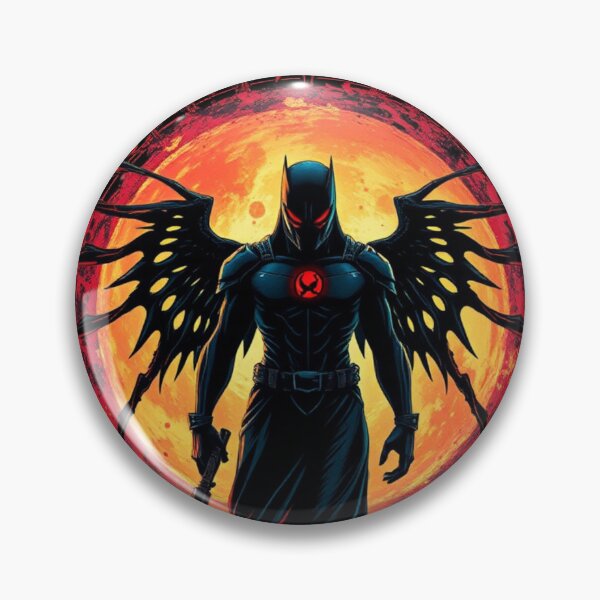 Item preview, Dark Winged Warrior Under Blood Moon designed and sold by hallwell.