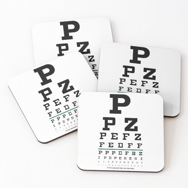 Item preview, Vision Test Humor - Eye Chart  designed and sold by MonkiFlipp.