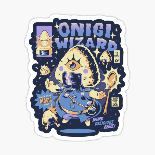 Vista previa del artículo con la obra «mago onigi», diseñado y vendido por Ilustrata®.