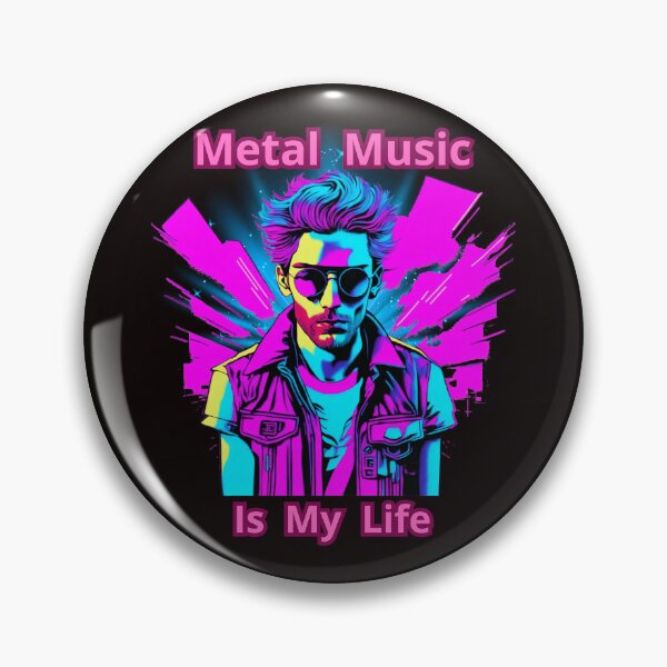 Item preview, METAL MUSIC IS MY LIFE designed and sold by Tadeusz1.