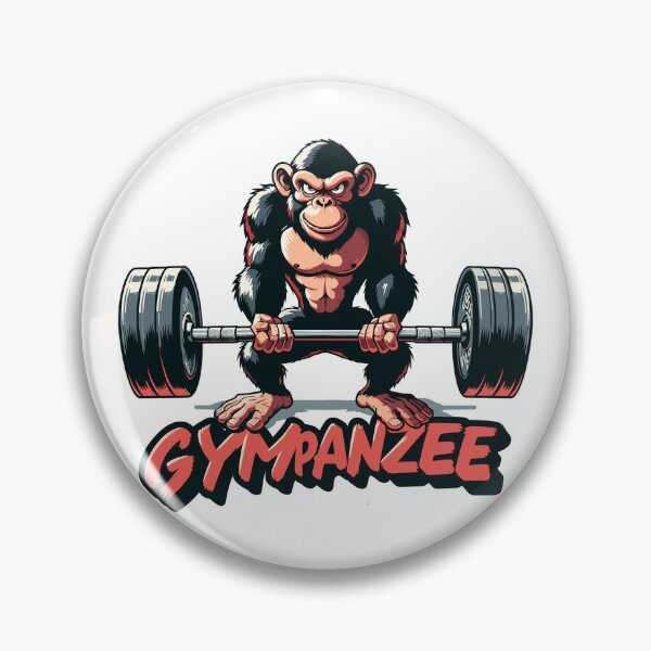Item preview, Gympanzee chimpanzee funny gym gift designed and sold by Pineapple-Tree.