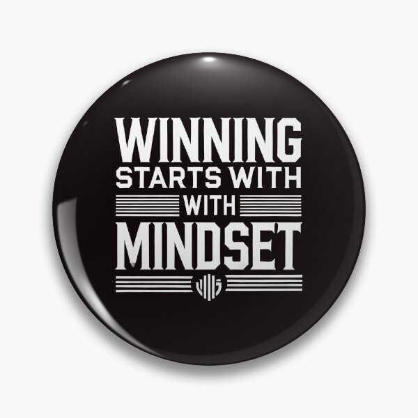Item preview, Motivational Quote, Winning Starts with Mindset designed and sold by Logiamerch.