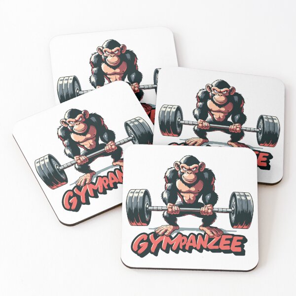Item preview, Gympanzee chimpanzee funny gym gift designed and sold by Pineapple-Tree.