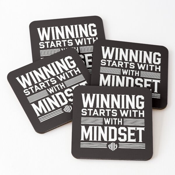 Item preview, Motivational Quote, Winning Starts with Mindset designed and sold by Logiamerch.