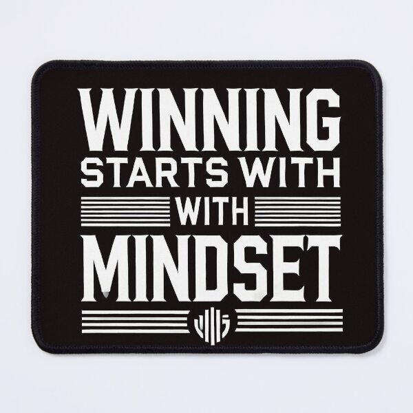 Item preview, Motivational Quote, Winning Starts with Mindset designed and sold by Logiamerch.