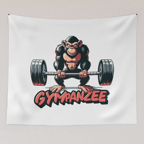 Item preview, Gympanzee chimpanzee funny gym gift designed and sold by Pineapple-Tree.