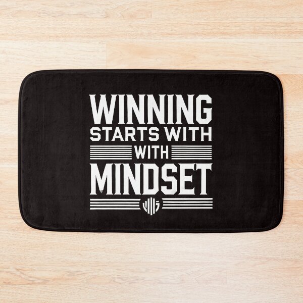 Item preview, Motivational Quote, Winning Starts with Mindset designed and sold by Logiamerch.