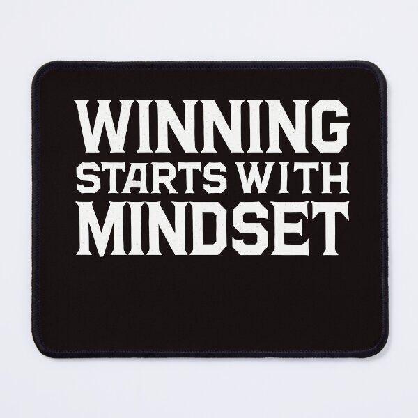 Item preview, Motivational Quote, Winning Starts with Mindset designed and sold by Logiamerch.