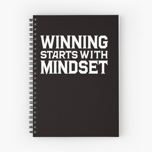 Item preview, Motivational Quote, Winning Starts with Mindset designed and sold by Logiamerch.