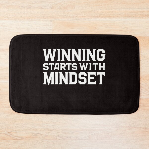 Item preview, Motivational Quote, Winning Starts with Mindset designed and sold by Logiamerch.