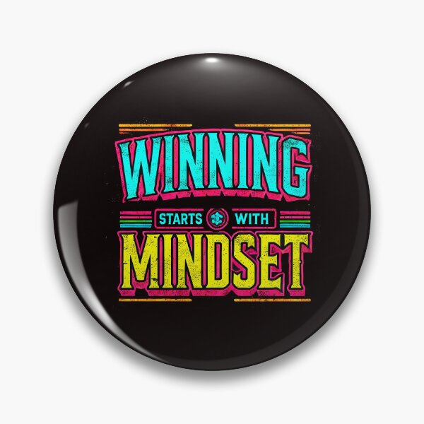 Item preview, Motivational Quote, Winning Starts with Mindset designed and sold by Logiamerch.