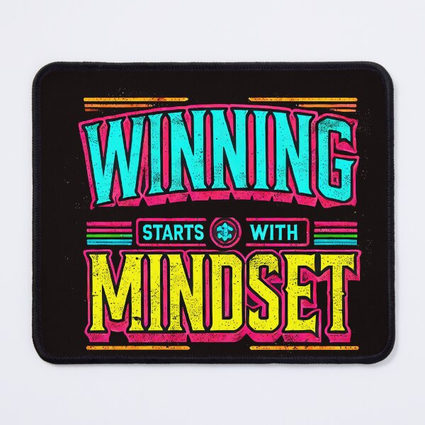 Item preview, Motivational Quote, Winning Starts with Mindset designed and sold by Logiamerch.