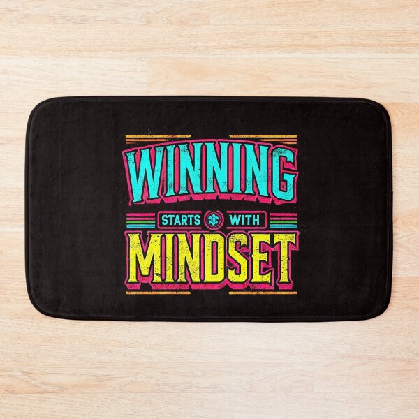 Item preview, Motivational Quote, Winning Starts with Mindset designed and sold by Logiamerch.