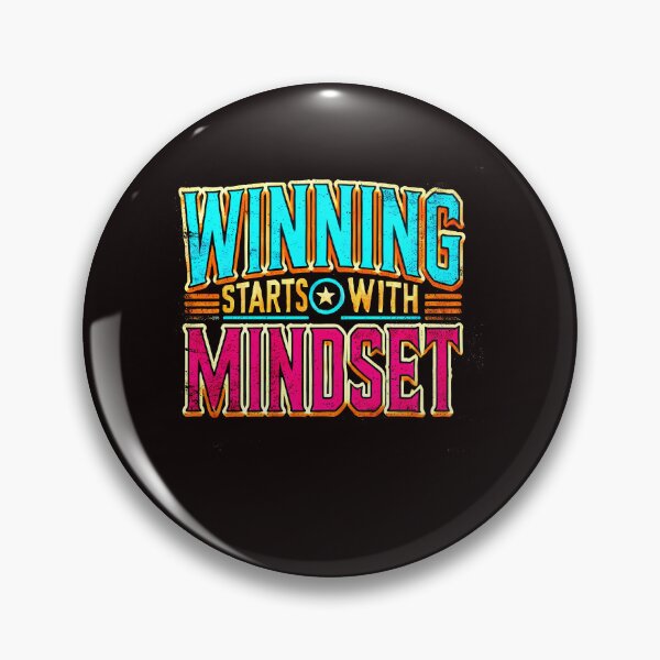 Item preview, Motivational Quote, Winning Starts with Mindset designed and sold by Logiamerch.