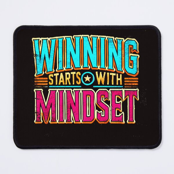 Item preview, Motivational Quote, Winning Starts with Mindset designed and sold by Logiamerch.