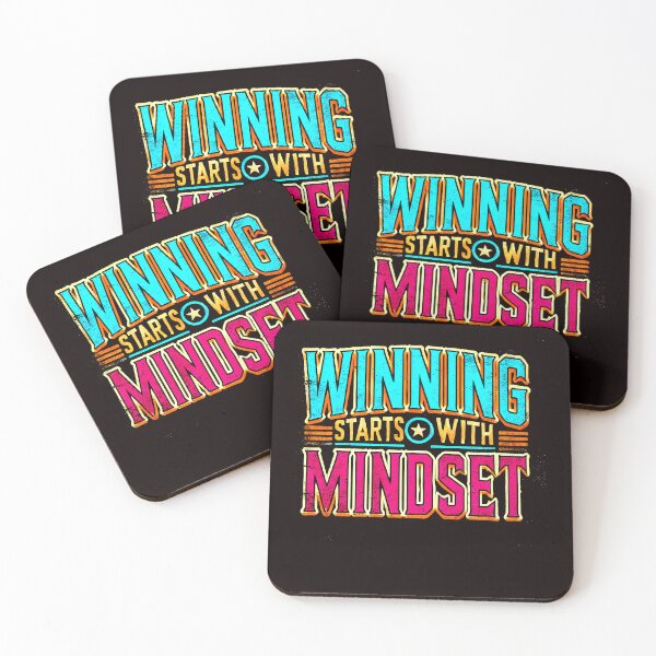 Item preview, Motivational Quote, Winning Starts with Mindset designed and sold by Logiamerch.