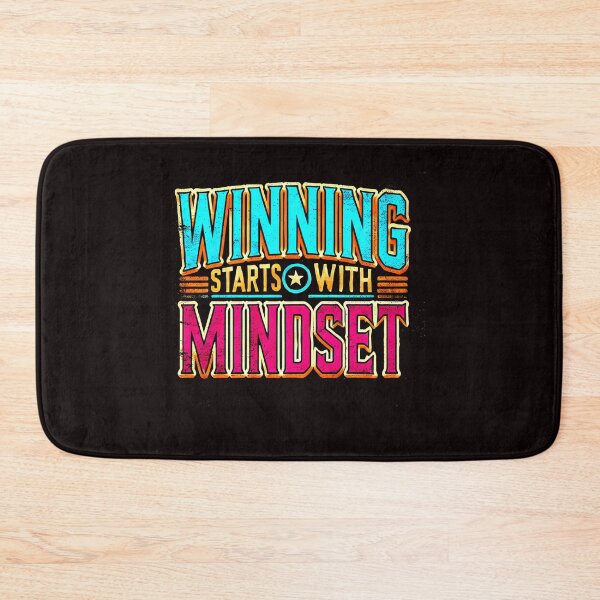 Item preview, Motivational Quote, Winning Starts with Mindset designed and sold by Logiamerch.