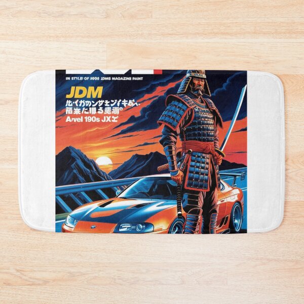 Item preview, JDM, Car, samurai, warrior, Japan, 90s, Drift, cherry blossoms, Kyoto, Mt Fuji, Japanese Sun, samurai armor, fast, tuner, men-yoroi, mengu,  designed and sold by tshirtart2024.
