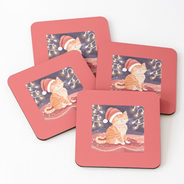 Item preview, Orange cat festivities designed and sold by Naomijonesart.