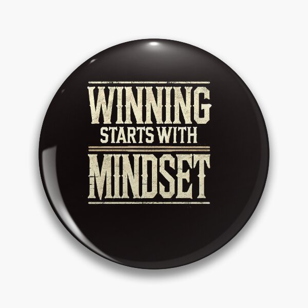 Item preview, Motivational Quote, Winning Starts with Mindset designed and sold by Logiamerch.