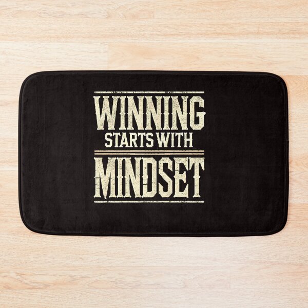Item preview, Motivational Quote, Winning Starts with Mindset designed and sold by Logiamerch.