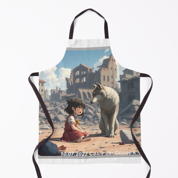 Item preview, Wolf comforting a little girl designed and sold by GiCapgraphics.