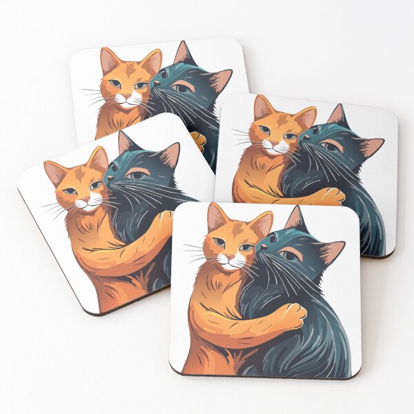 Item preview, Cute black and orange cats designed and sold by VelosityPrints.