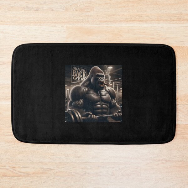 Item preview, Silver Back Gym Gorilla Gym Workout Art designed and sold by neildoch.