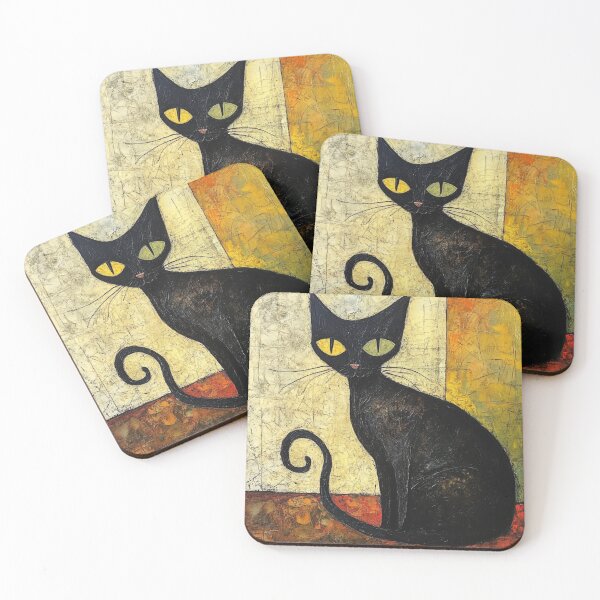 Item preview, Black Cat Painting designed and sold by HardysHouse.