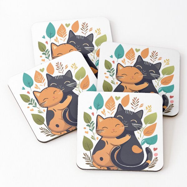 Item preview, Cute black and orange cats designed and sold by VelosityPrints.