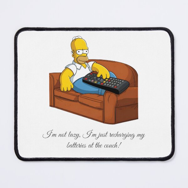 Item preview, Homer slouched on the couch designed and sold by AlexgrooveArt.