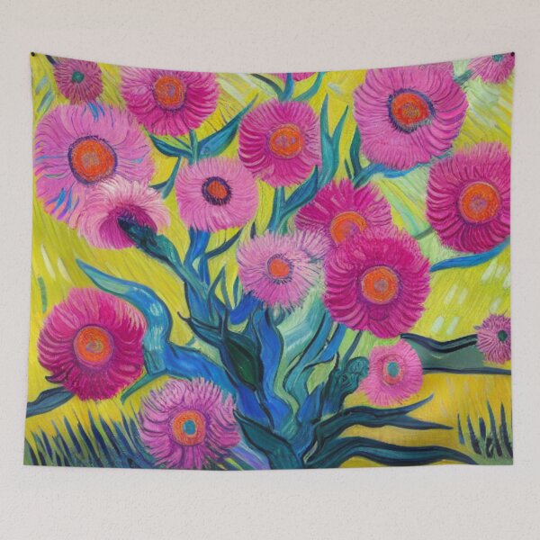 Item preview, Pink asters designed and sold by ArtKseniia.