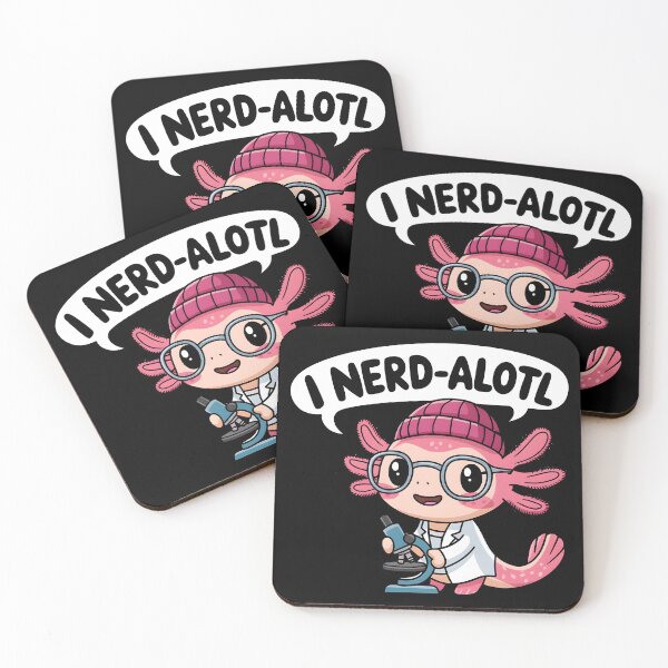 Item preview, Nerdy Scientists Axolotl designed and sold by PlanetMarker.