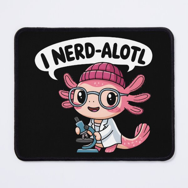 Item preview, Nerdy Scientists Axolotl designed and sold by PlanetMarker.