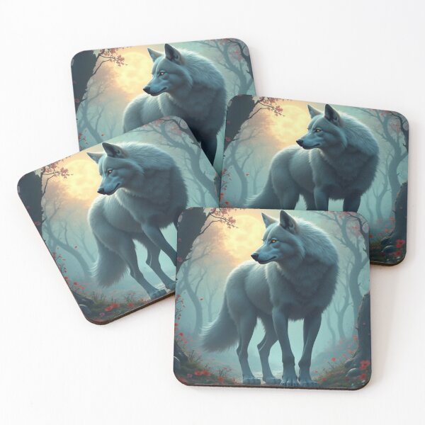 Item preview, Strong white wolf designed and sold by Hannieska.