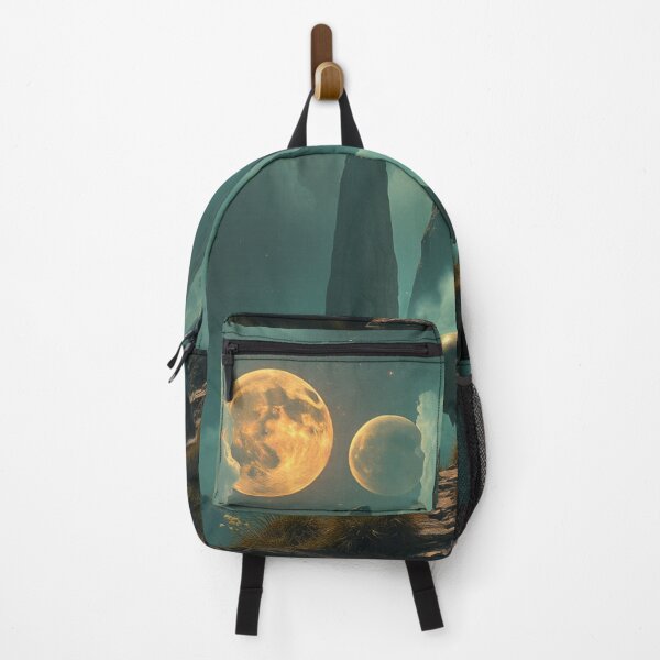 Item preview, Mystical Alien Landscape with Twin Moons designed and sold by hallwell.