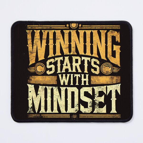 Item preview, Motivational Quote, Winning Starts with Mindset designed and sold by Logiamerch.