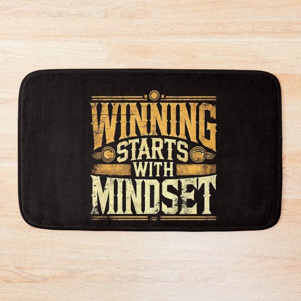 Item preview, Motivational Quote, Winning Starts with Mindset designed and sold by Logiamerch.