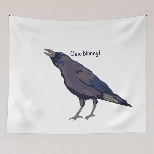 Item preview, Caw blimey crow designed and sold by Jmablesonart.