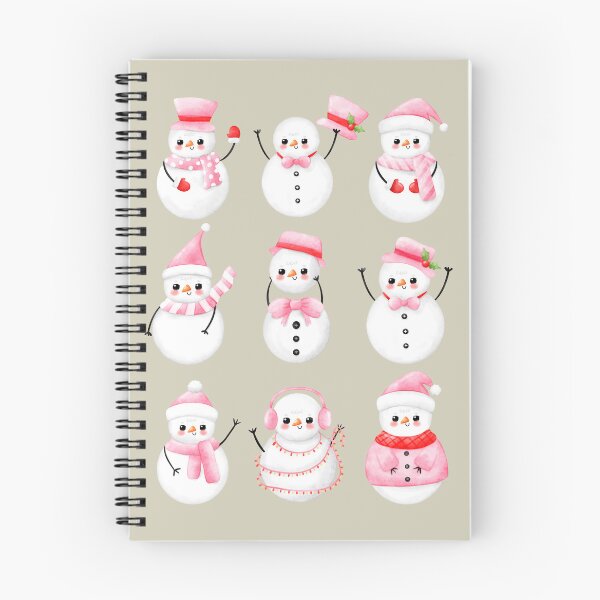 Item preview, Pink Christmas,  Pink Snowmen,  Christams  designed and sold by KolorellaS.